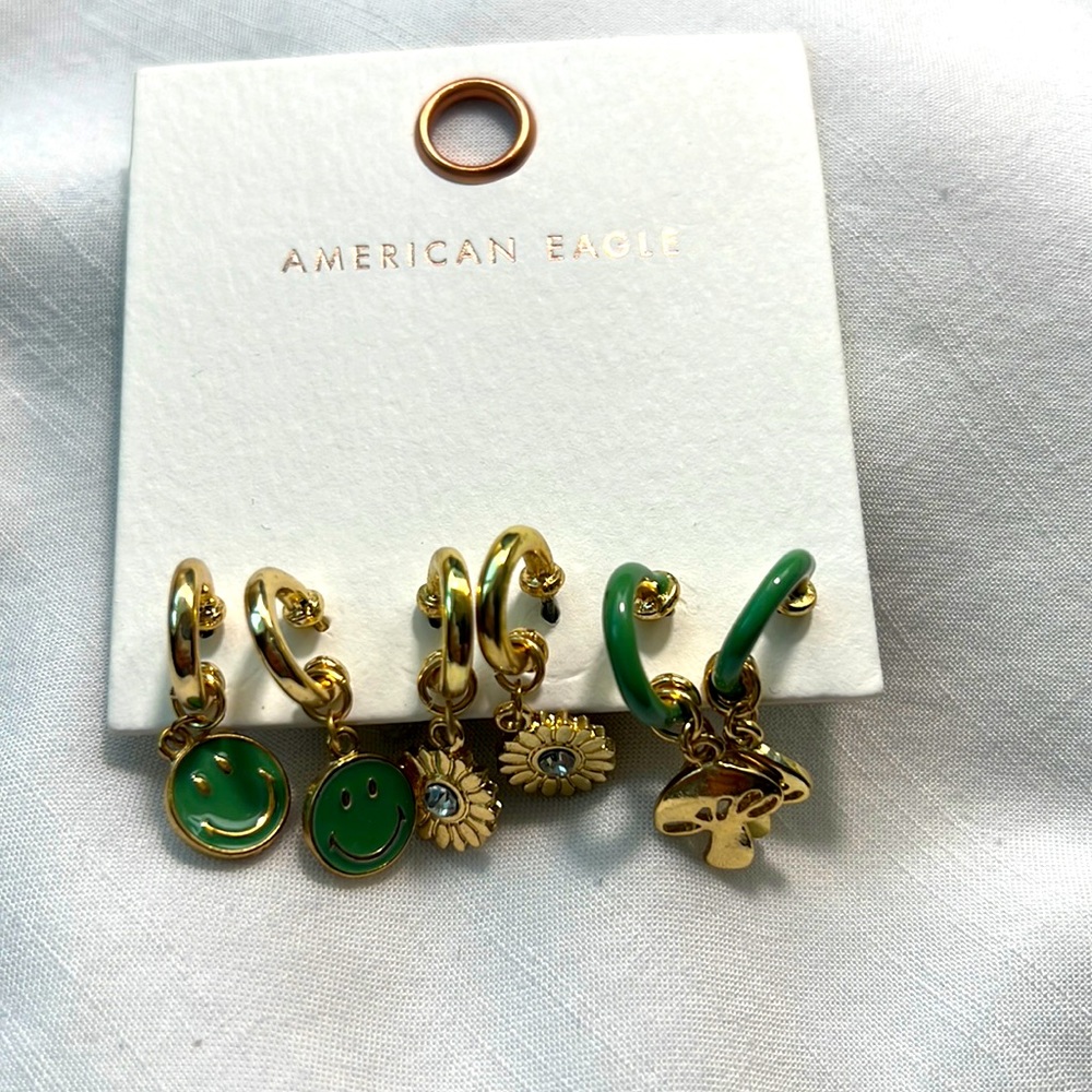 American Eagle 3 pair earrings